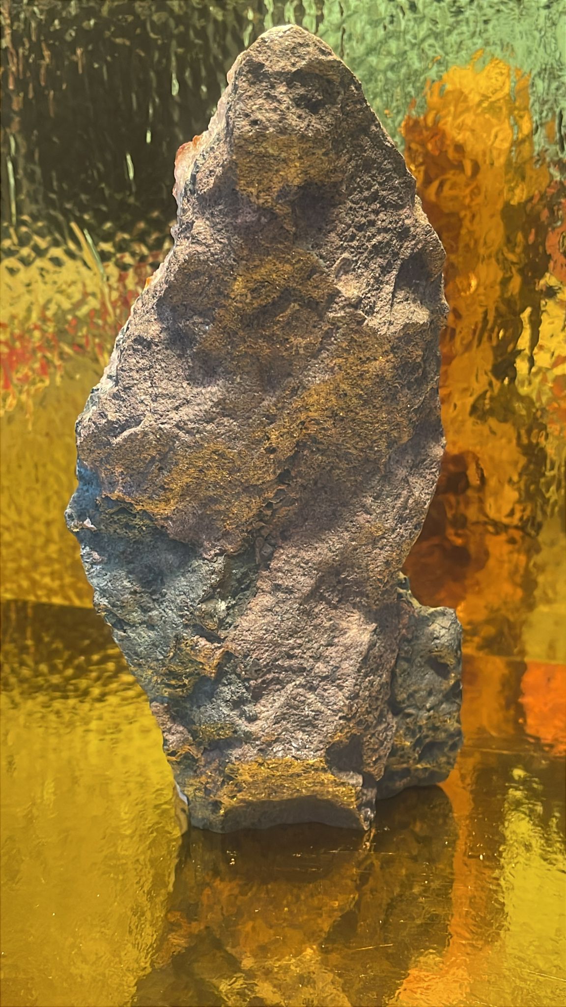 Citrin Mineralstufe / Druse ca. 20 cm hoch 1,7 kg dekorativer Sammler Mineralstein