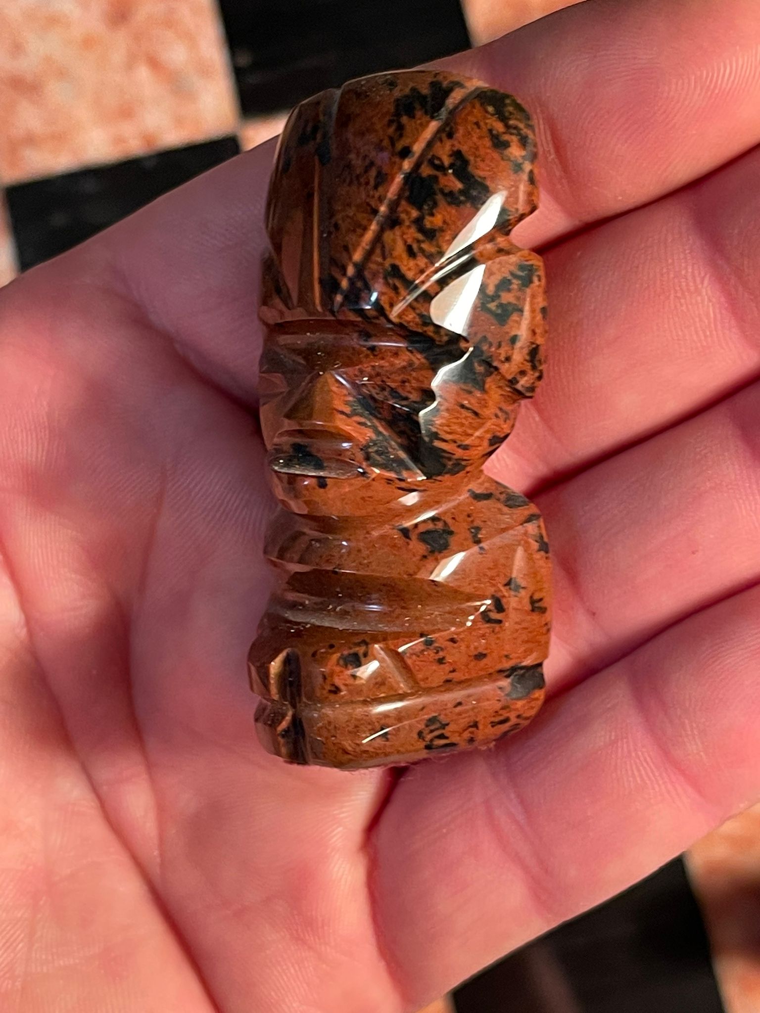 Schachbrett Set - Handgefertigtes Schachspiel aus Naturstein / Marmor (36 x 36 cm)